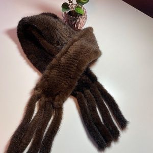 Elegant Rabbit Fur Scarf